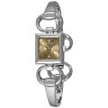 Gucci Women's 'Tornabuoni' Brown Dial Bangle Watch