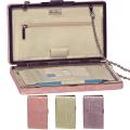 Alicia Klein 'Capri' Microfiber Bi-fold Frame Wallet