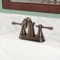 Fontaine Amalfi 4-inch Centerset Oil-rubbed Bronze Bathroom Faucet