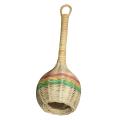 Coconut and Rattan Shaker with Handle (Indonesia)