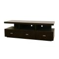 Nardo Dark Brown Wood Modern TV Stand