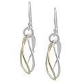 Sterling Silver and Goldfill Dangle Earrings