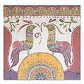 Cotton 'Song for The New Day' Batik Wall Hanging (Thailand)