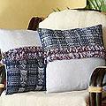 Set of 2 Cotton 'Love Dance' Cushion Covers (Guatemala)