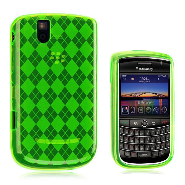 Blackberry 9630 Tour Green Premium TPU Silicone Skin Cover