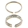 Goldfill 2-piece Toe Ring Set