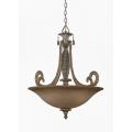 Mardis Gras 4-light Antique Pewter Pendant