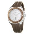 Zodiac Women's 'Racer' Stainless Steel and Rubber Quartz Watch