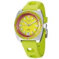 Zodiac Women's 'Diver' Stainless Steel and Rubber Quartz Watch