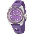 Zodiac Women's 'Diver' Stainless Steel and Rubber Quartz Watch