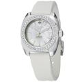 Zodiac Women's 'Racer' Stainless Steel and Rubber Crystals Watch