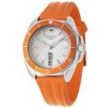 Zodiac Women's 'Racer' Stainless Steel and Rubber Quartz Watch