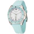 Zodiac Women's 'Racer' Stainless Steel and Rubber Quartz Watch