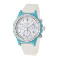Zodiac Women's 'Air Dragon' Stainless Steel and Rubber Quartz Watch