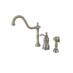 Templeton Satin Nickel Single-handle Kitchen Faucet