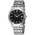 Burberry Men's 'Heritage' Stainless Steel Black Face Watch