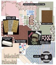 Personal Shopper May 2009 Floral Scrapbooking Set