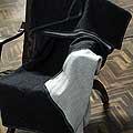 'Moonlit Winter's Night' Alpaca Wool Reverisble Blanket (Peru)