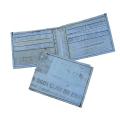 Recycled Plastic Blue Aamir Bi-fold Wallet (India)