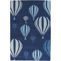 Hand-tufted Kinders Blue New Zealand Wool Rug (7'9 x 10'6)