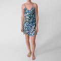 Free correlative roadmap for Blue Shapewear Happie Brand Women's Satin Chemise Nightie
