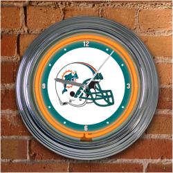 Miami Dolphins 15-inch Neon Clock