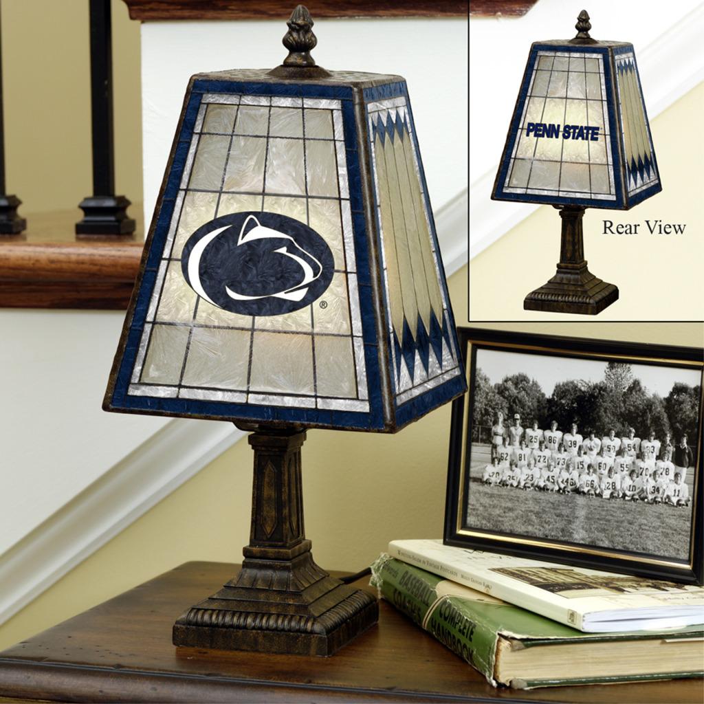 Penn State Nittany Lions 14-inch Art Glass Lamp - 13334503 - Overstock 