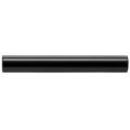 SomerTile 1x8-in Black Moldura Pencil Ceramic Trim Tile (Pack of 12)