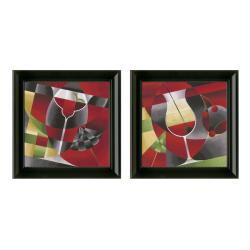 Emma Freeman 'Sweet Cocktails' 2-piece Framed Wall Art