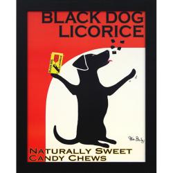 Ken Bailey 'Black Dog Licorice' Framed Wall Art