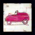 Danny O 'Pink Car' Framed Wall Art