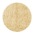 Hand-woven Alexa Flokati Natural Wool Shag Rug (8' Round)