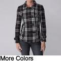 Love Change Junior's Plaid Long Sleeve Jacket