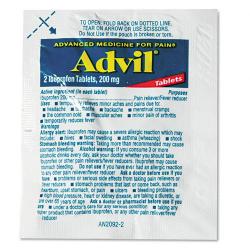 Advil Single Dose Ibuprofen Refill Packs 