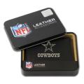 Dallas Cowboys Men's Black Leather Tri-fold Wallet