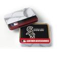 Chicago White Sox Men's Black Leather Tri-fold Wallet