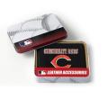 Cincinnati Reds Men's Black Leather Tri-fold Wallet