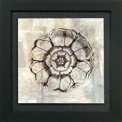 'Rosette V' Framed Wall Art
