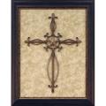 Jesus 'Iron Star Cross' Framed Metal Wall Art