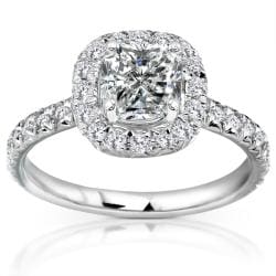 14k White Gold 1 2/5ct TDW Diamond Engagement Ring (H-I, I1-I2)