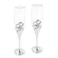 Double Heart 'Our Moment' Champagne Toasting Flutes (Set of 2)