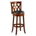 Valencia Dark Oak Triple Crossback 29-inch Barstool