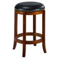 Jackson Bicast Leather Cherry Swivel Counter Stool