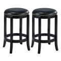 Jackson Leather Cappuccino Counter Stools (Set of 2)
