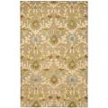 Handmade Cambridge Paradise Brown Wool Rug (4' x 6')