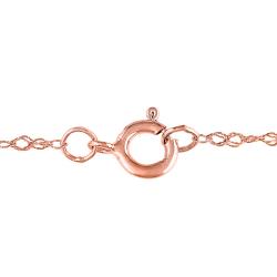 14k Pink Gold 1ct TDW Brown and Black Diamond Necklace