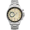 Bulova 'Adventurer' Chronograph Men's Vintage Beige Dial Watch