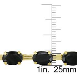 10k Yellow Gold Sapphire Bracelet