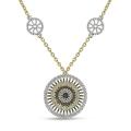 18k Two-tone Gold 1 1/4ct TDW Diamond Necklace (G-H, SI1-SI2)