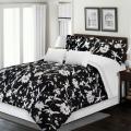 Alberta Black/ White 6-piece Queen-size Comforter Set